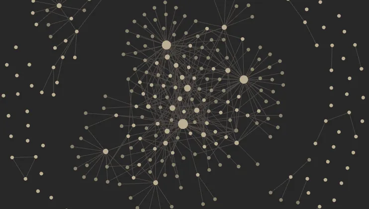 Screenshot of the obsidian graph view